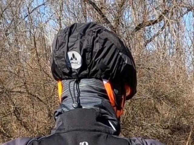Helmet Rain Cover - Rear