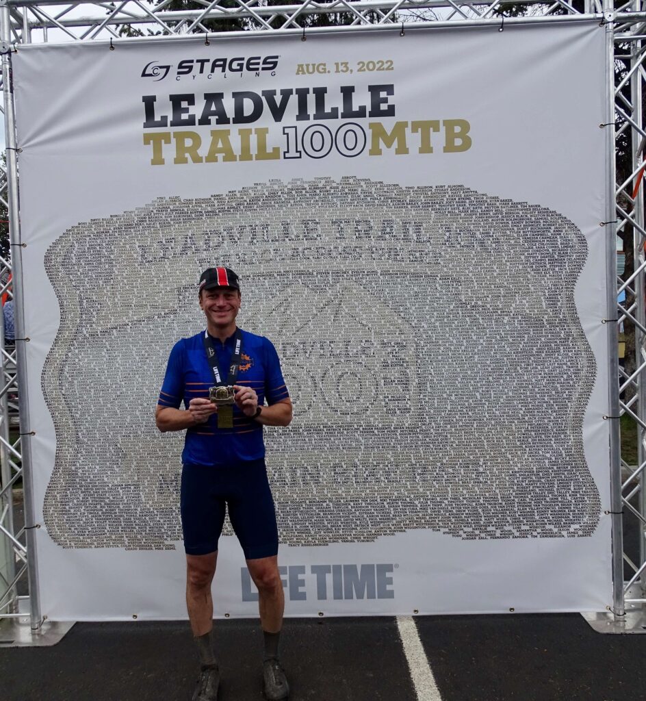 Leadville Trail 100 MTB Finisher Shot #2
