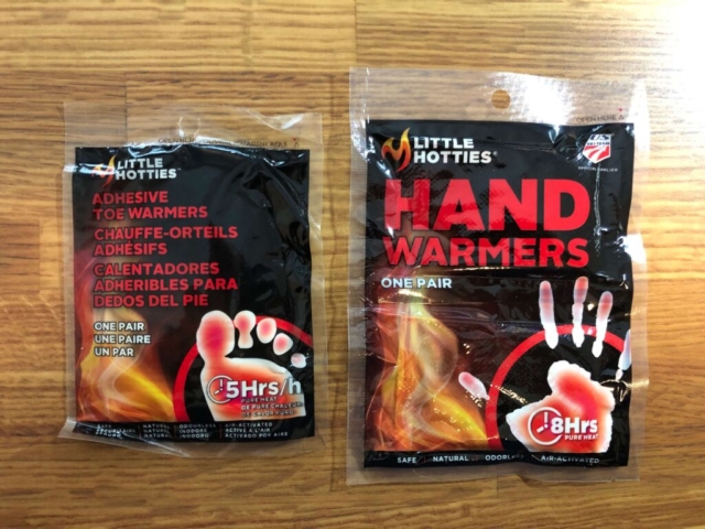 Toe Wamers - Left and Hand Warmers - Right